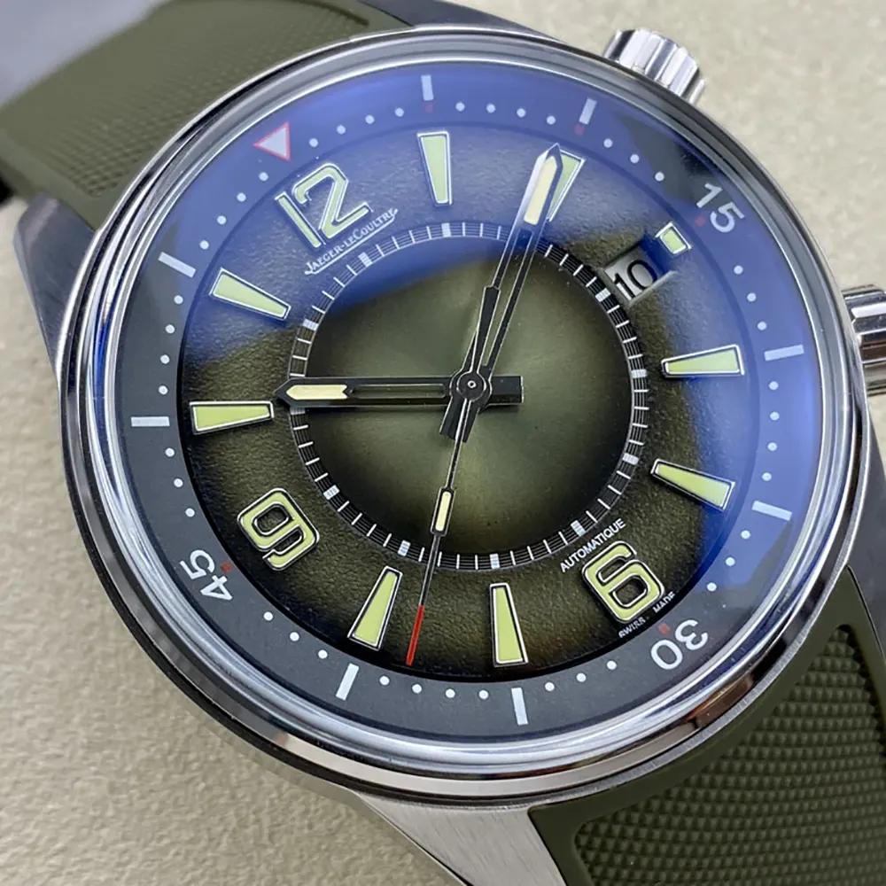 Jaeger-LeCoultre Men Polaris Date in Green Q906863J (3)