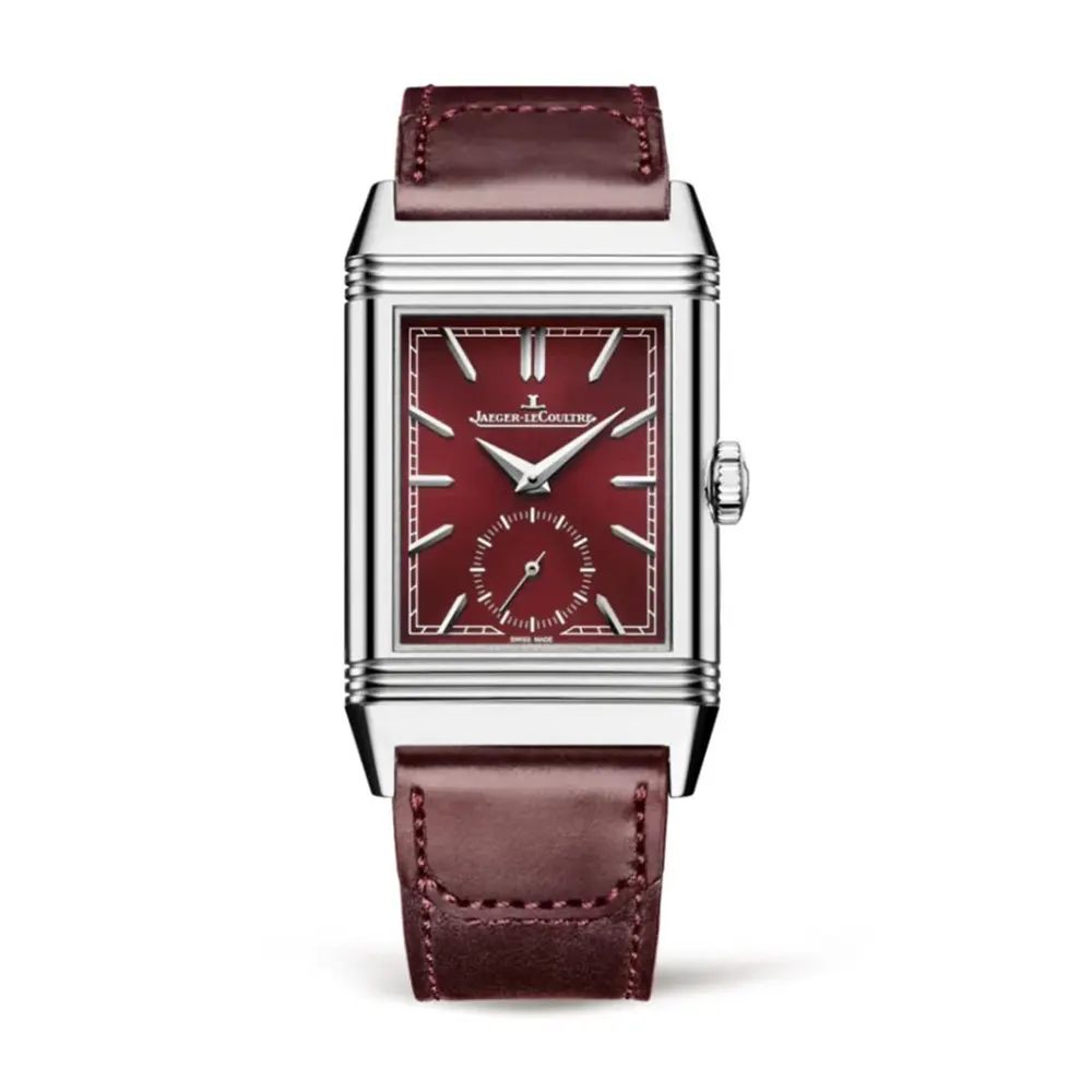 Jaeger-LeCoultre Men Reverso Tribute Monoface Small Seconds in Red (1)