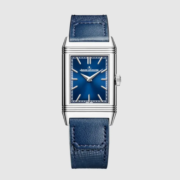 Jaeger-LeCoultre Men Reverso Tribute Monoface in Blue (1)