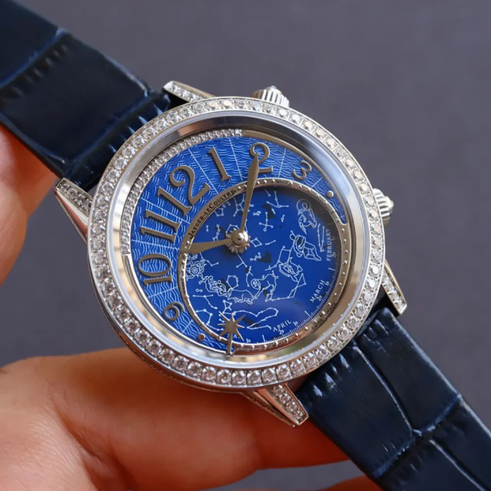 Jaeger-LeCoultre Women Rendez-Vous Celestial in Blue with Diamonds (3)