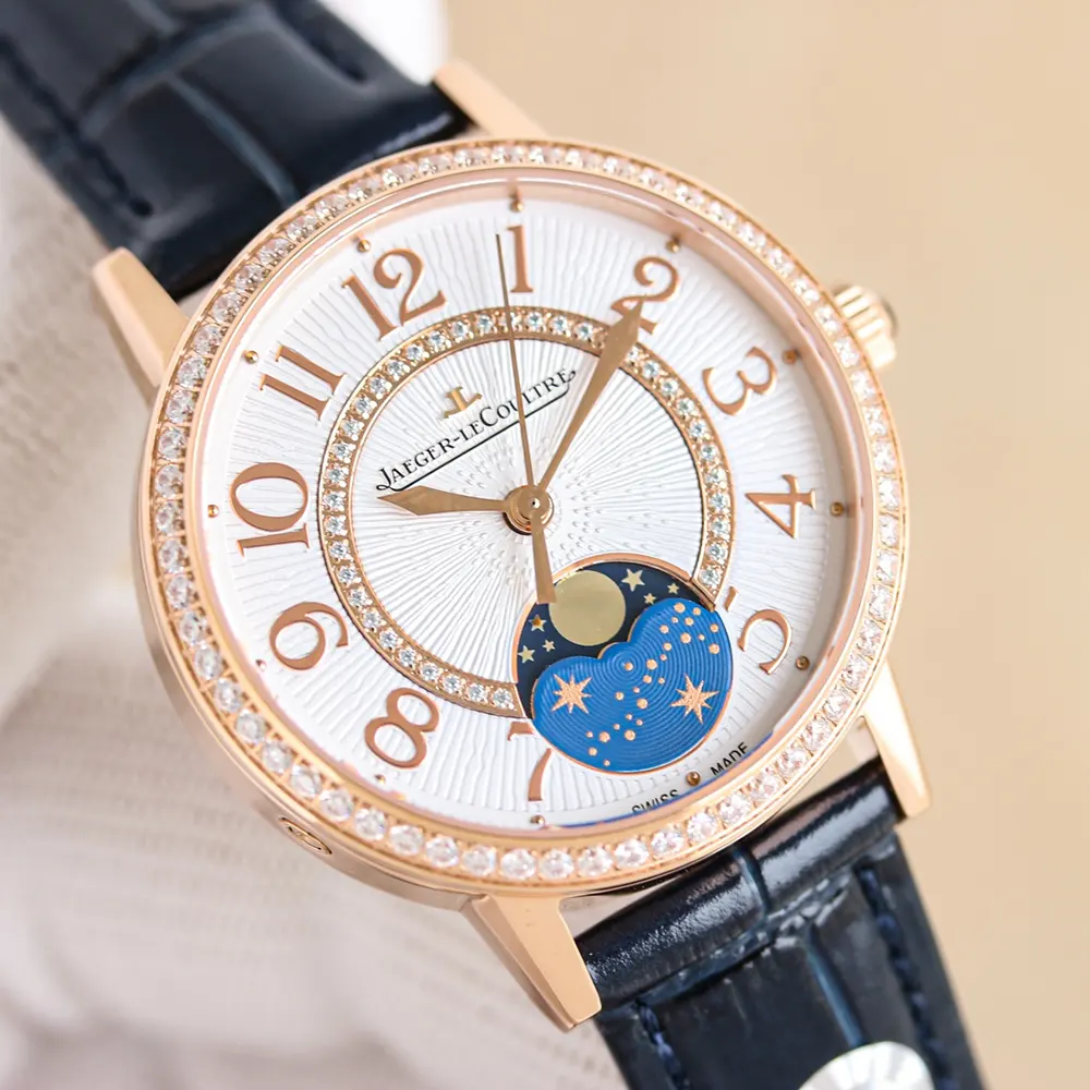 Jaeger-LeCoultre Women Rendez-Vous Classic Moon in Pink Gold with Diamond (4)