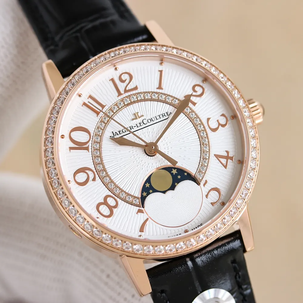 Jaeger-LeCoultre Women Rendez-Vous Classic Moon in Pink Gold with Diamond (7)