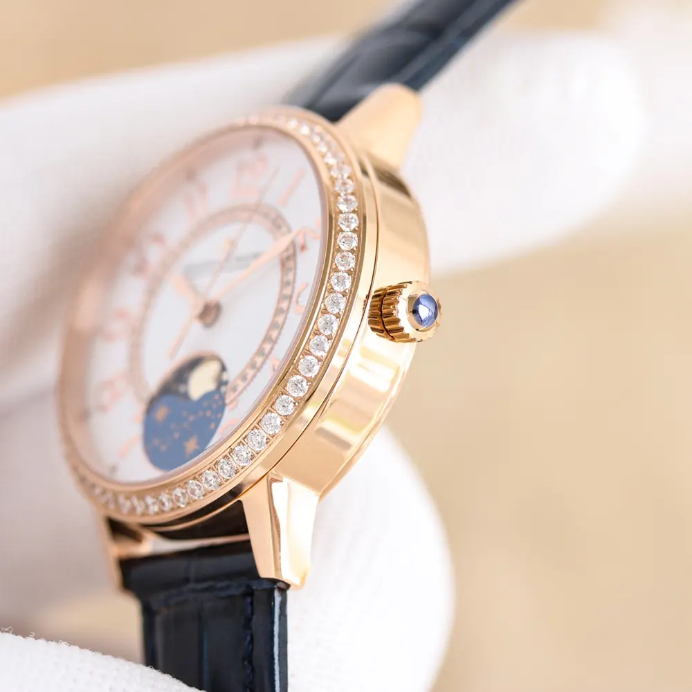 Jaeger-LeCoultre Women Rendez-Vous Classic Moon in Pink Gold with Diamond (8)
