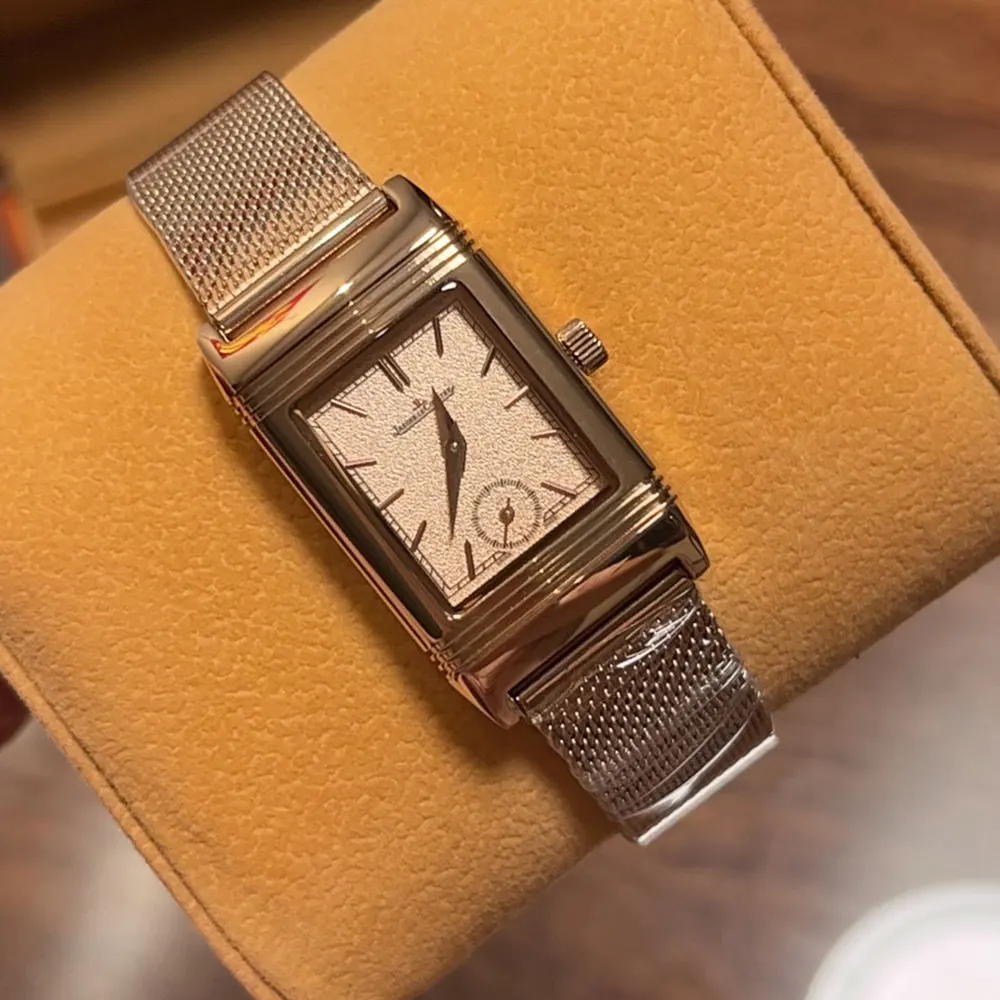 Jaeger-LeCoultre Women Reverso Tribute Monoface Small Seconds in Pink Gold (2)