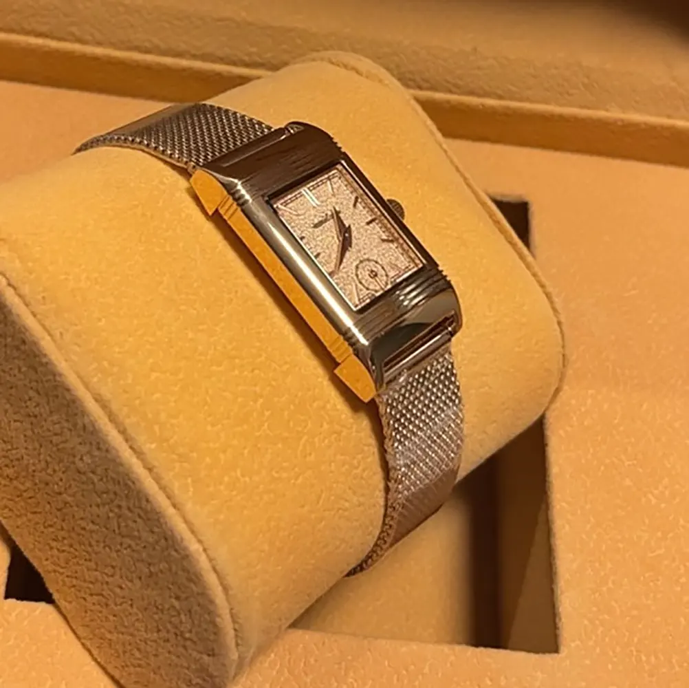 Jaeger-LeCoultre Women Reverso Tribute Monoface Small Seconds in Pink Gold (6)