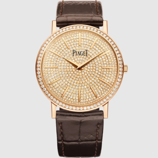 Piaget Women Altiplano Watch 38mm in Rose Gold and Diamonds (1)