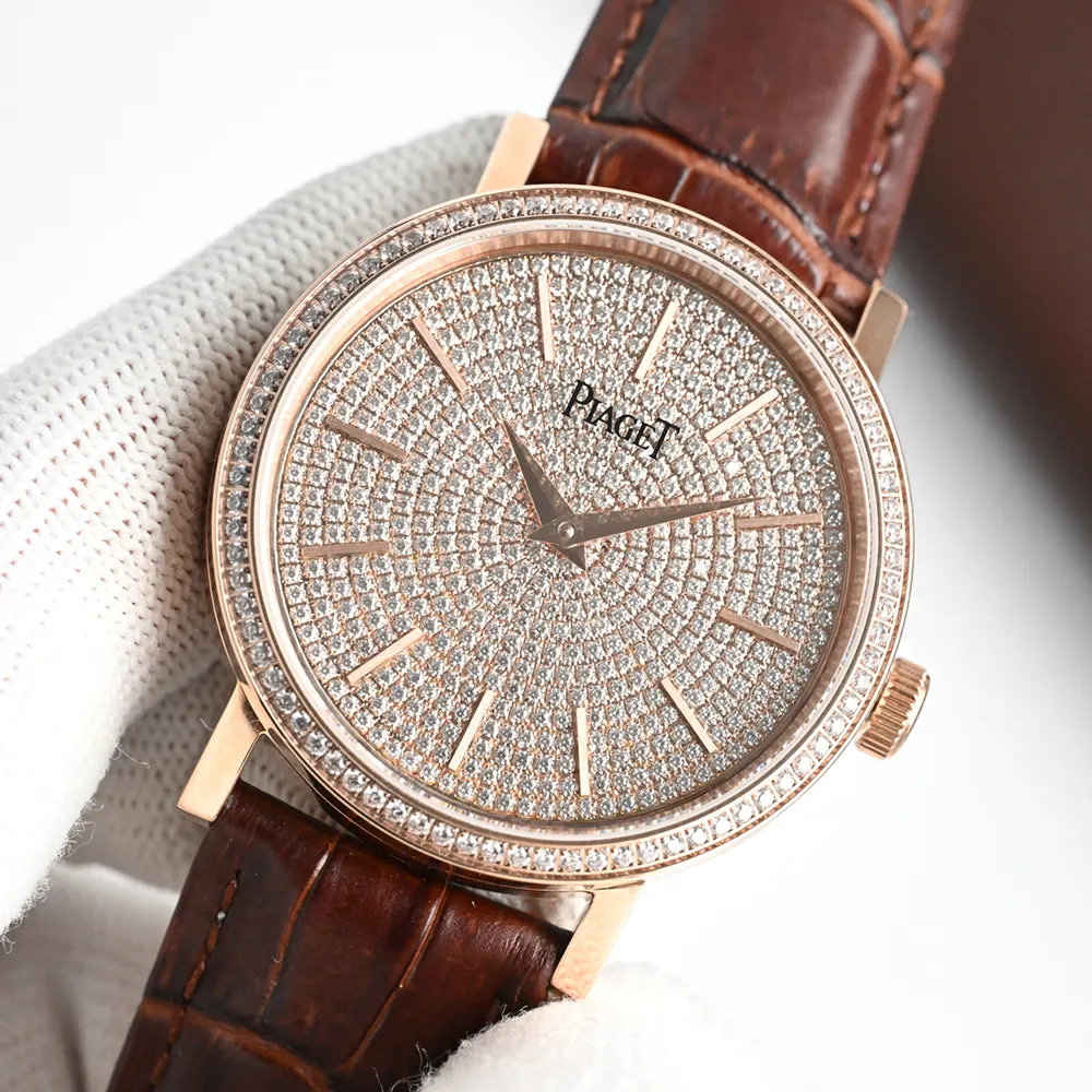 Piaget Women Altiplano Watch 38mm in Rose Gold and Diamonds (6)