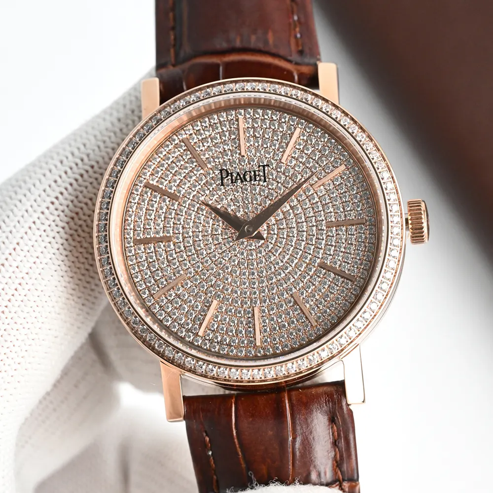 Piaget Women Altiplano Watch 38mm in Rose Gold and Diamonds (7)