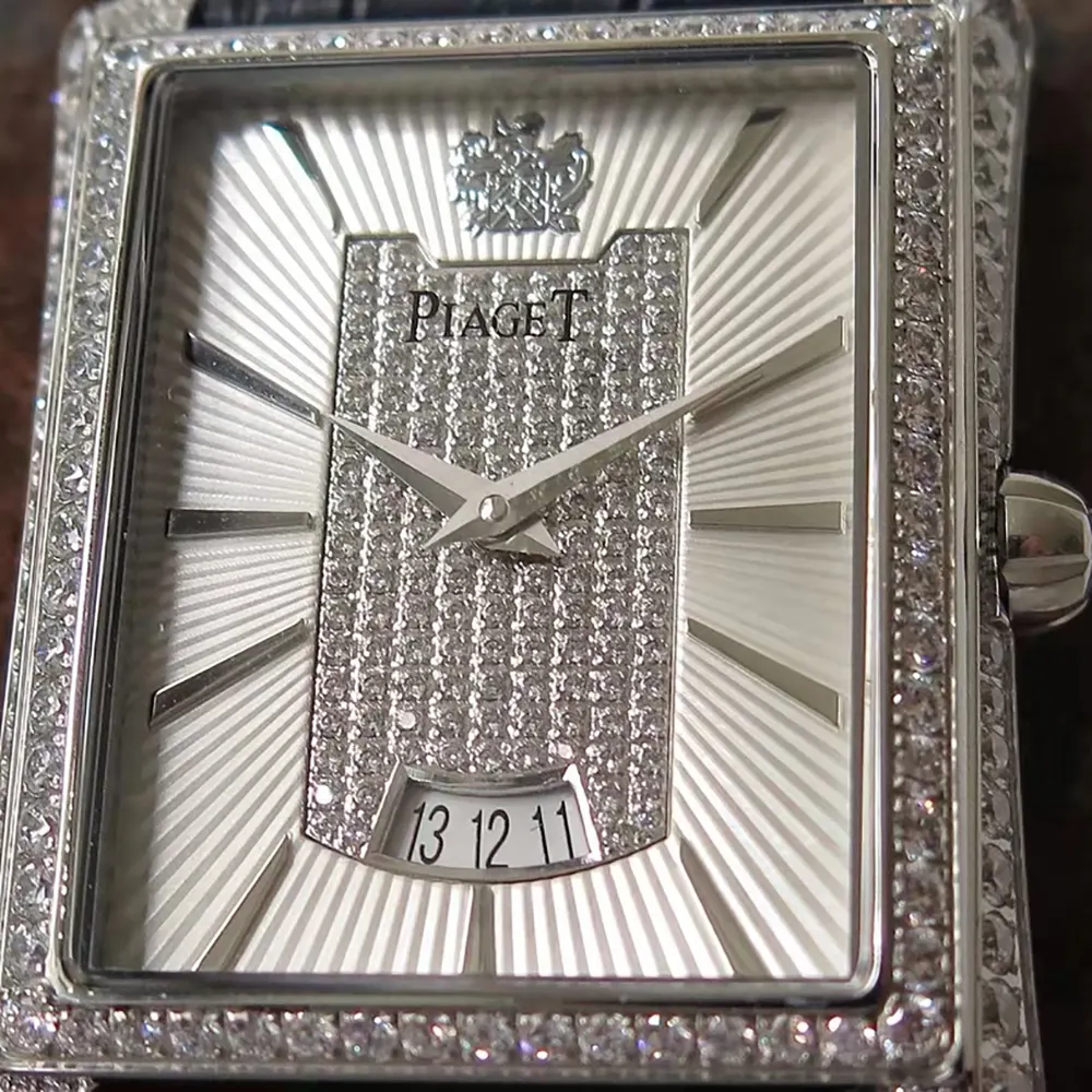 Piaget Women Black Tie 36mm White Gold with Diamonds GOA32058 (4)