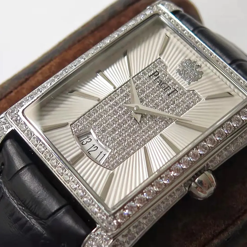 Piaget Women Black Tie 36mm White Gold with Diamonds GOA32058 (6)