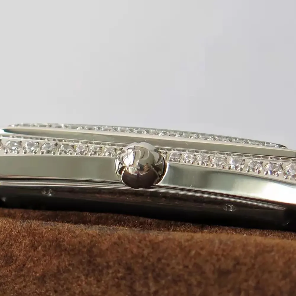 Piaget Women Black Tie Emperador 36mm White Gold with Diamonds GOA33075 (7)