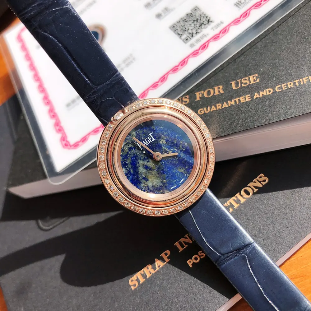Piaget Women Possession 29mm Blue Rose Gold and Diamond (4)