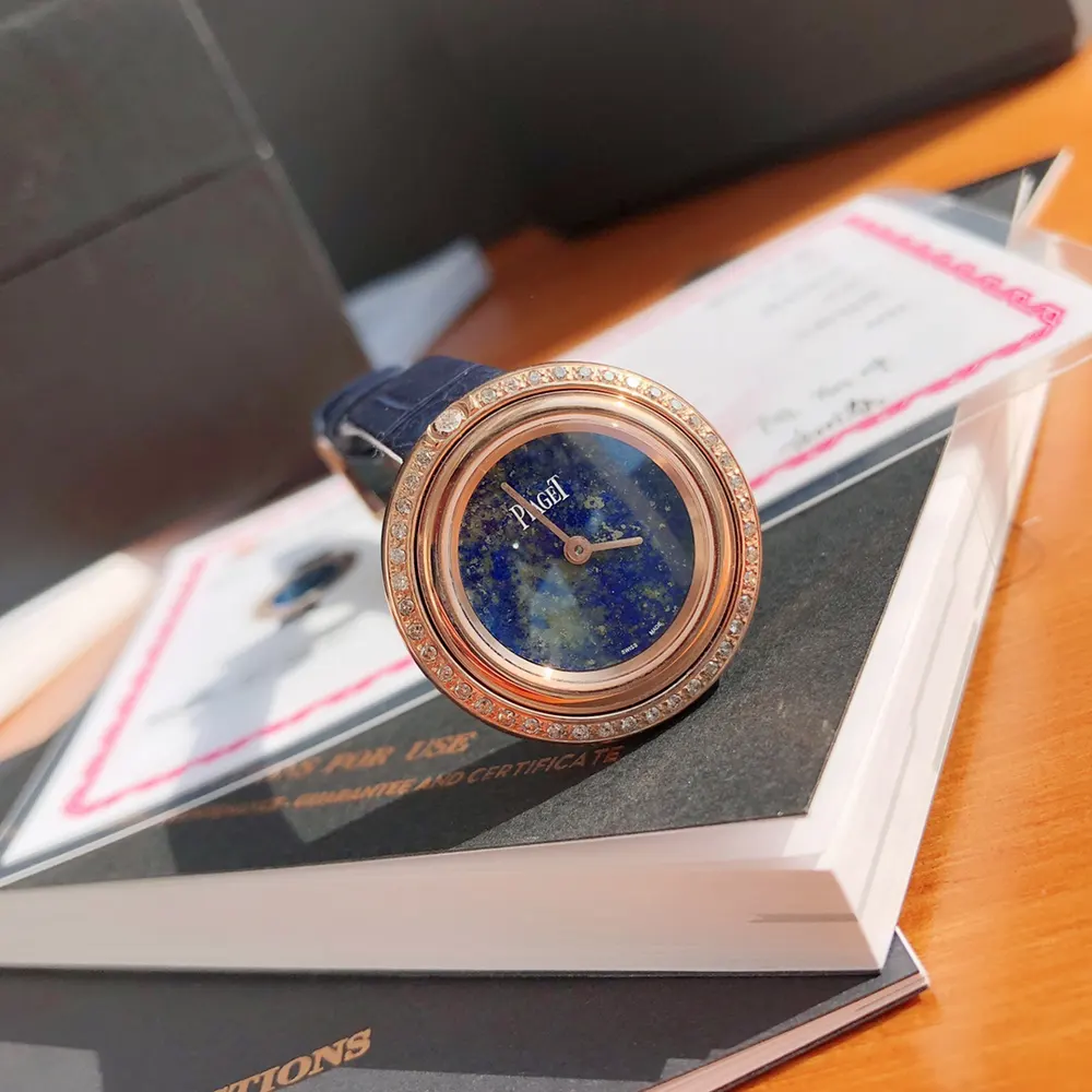 Piaget Women Possession 29mm Blue Rose Gold and Diamond (5)