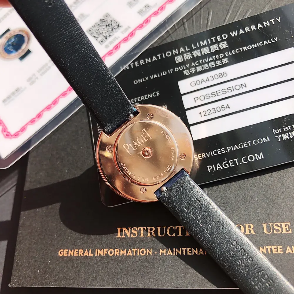 Piaget Women Possession 29mm Blue Rose Gold and Diamond (9)