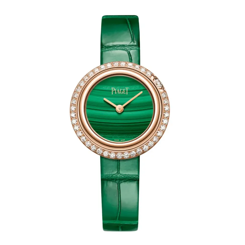 Piaget Women Possession 29mm in Malachite Rose Gold and Diamond