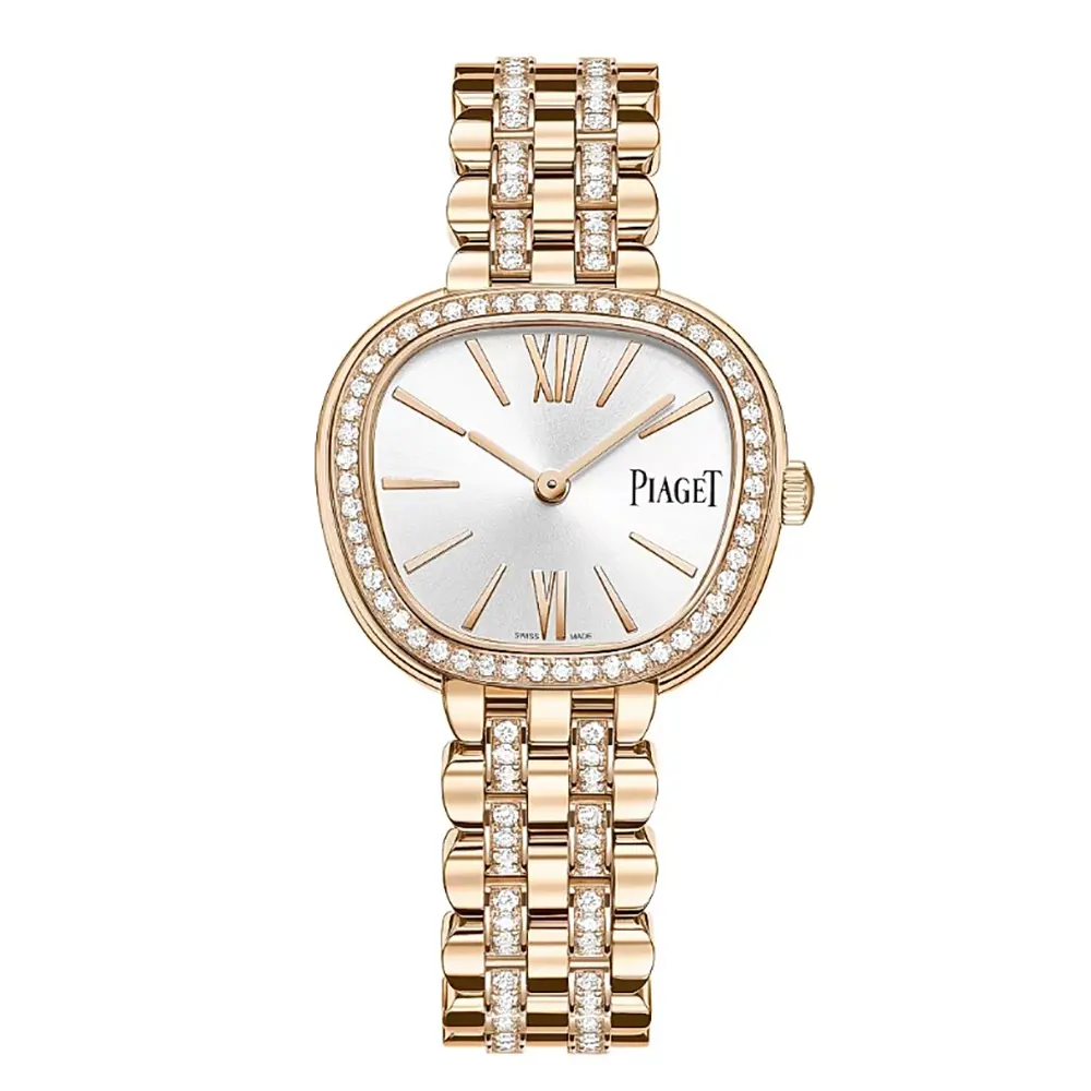 Piaget Women Sixtie 29mm in Rose Gold and Diamonds G0A50303