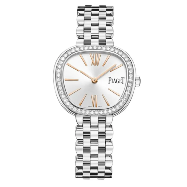 Piaget Women Sixtie 29mm in Sliver and Diamonds (1)