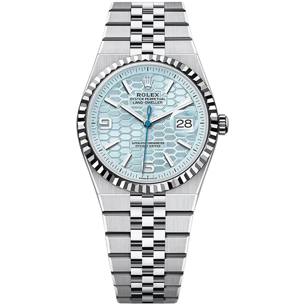 Rolex Men Land-Dweller 40mm Watch in Blue (1)