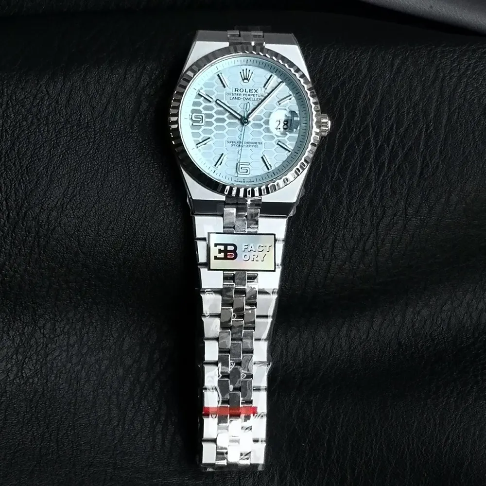 Rolex Men Land-Dweller 40mm Watch in Blue (2)