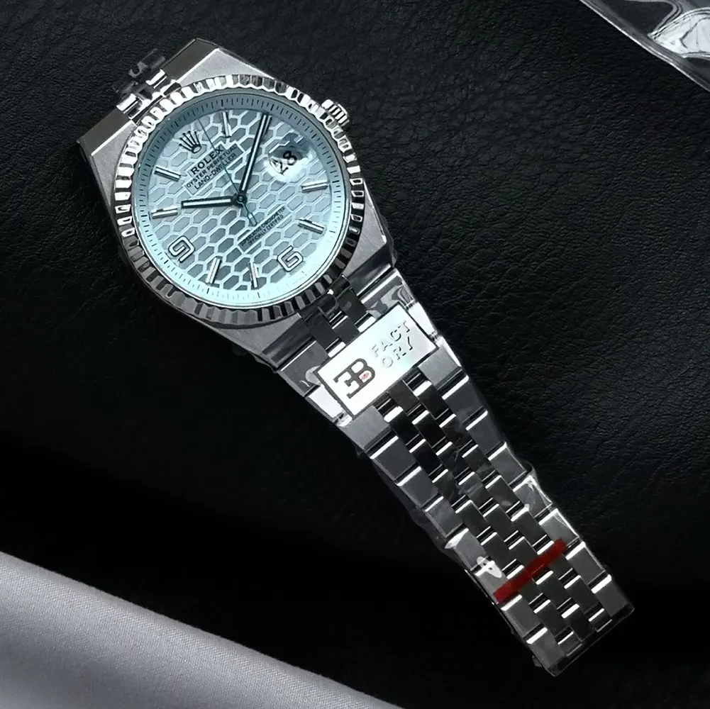 Rolex Men Land-Dweller 40mm Watch in Blue (6)