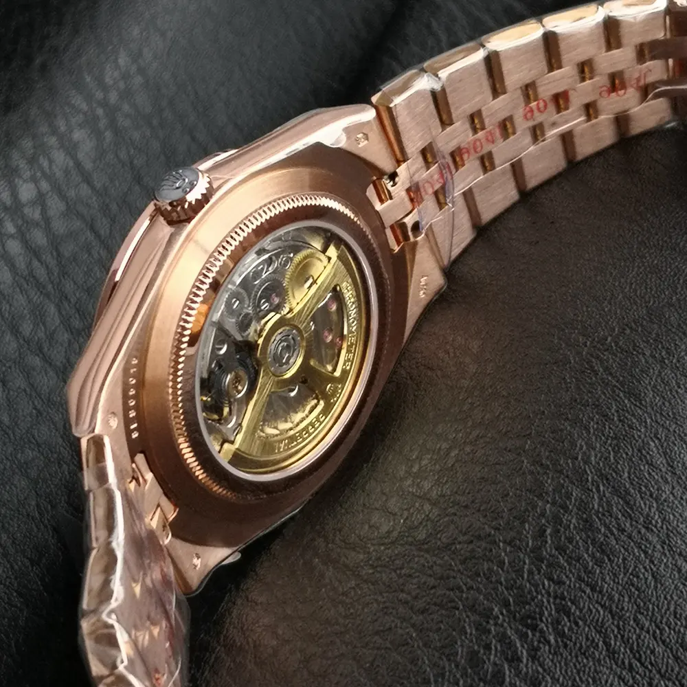 Rolex Men Land-Dweller 40mm in White and Diamonds (10)