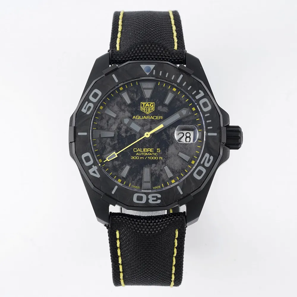 TAG Heuer Men Aquaracer Calibre 5 41mm in Balck (2)