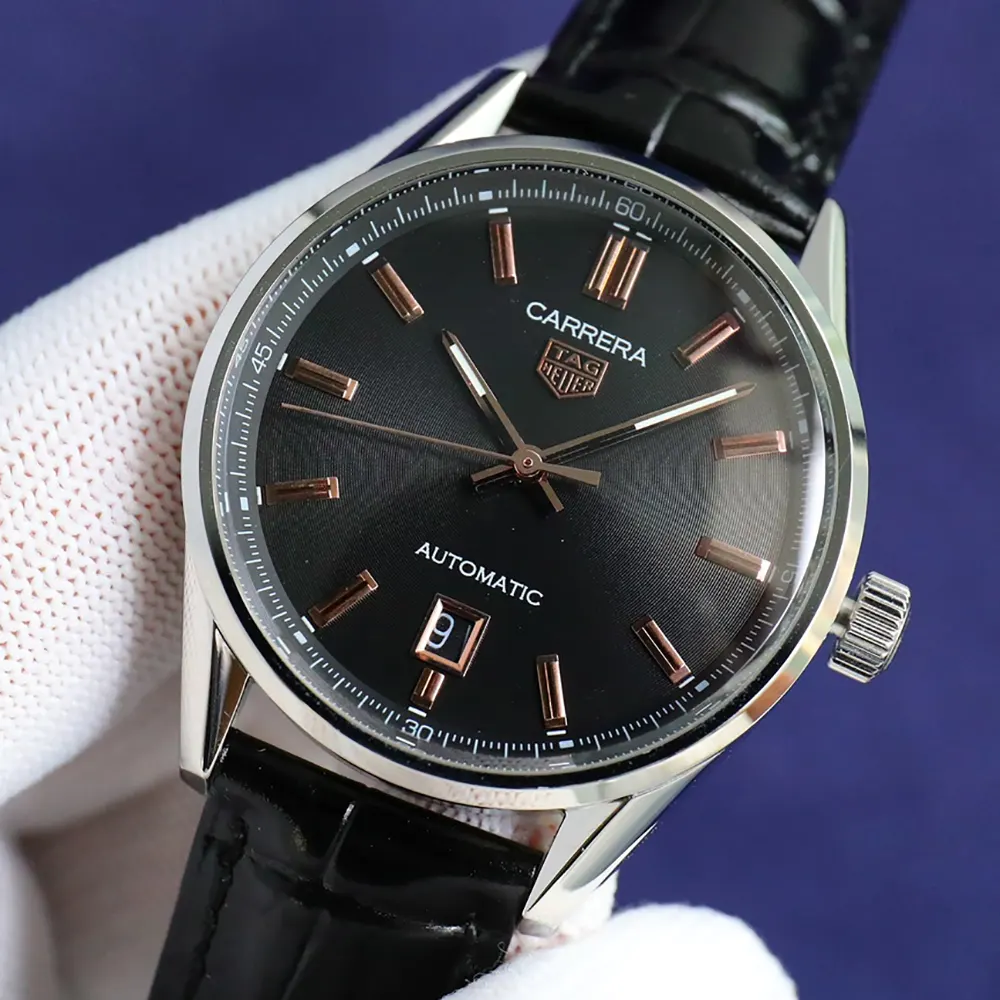 TAG Heuer Men Carrera Automatic 39mm in Black (4)