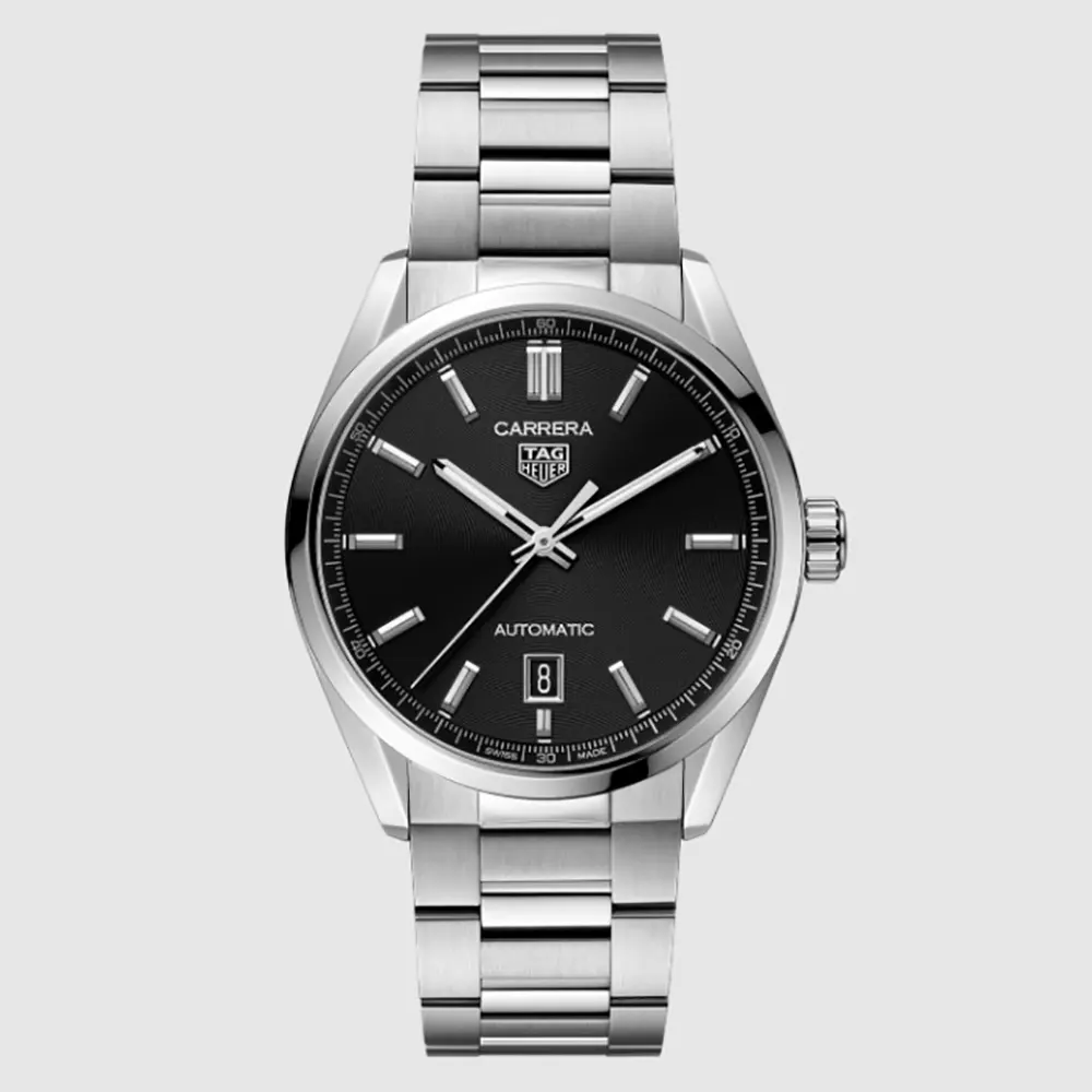 TAG Heuer Men Carrera Date Automatic 36mm in Black