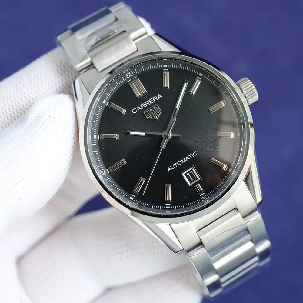 TAG Heuer Men Carrera Date Automatic 36mm in Black (3)