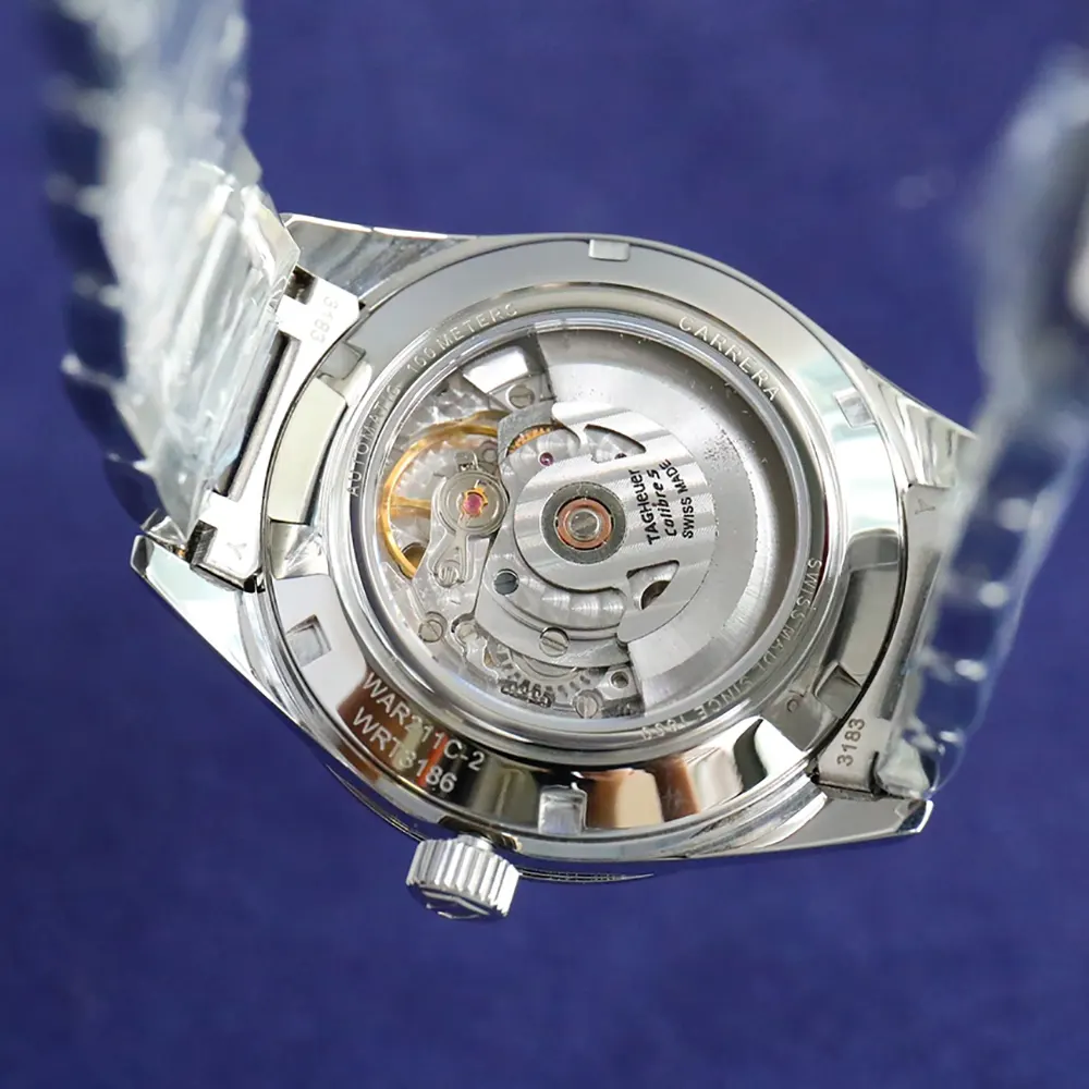 TAG Heuer Men Carrera Date Automatic 36mm in Blue (5)