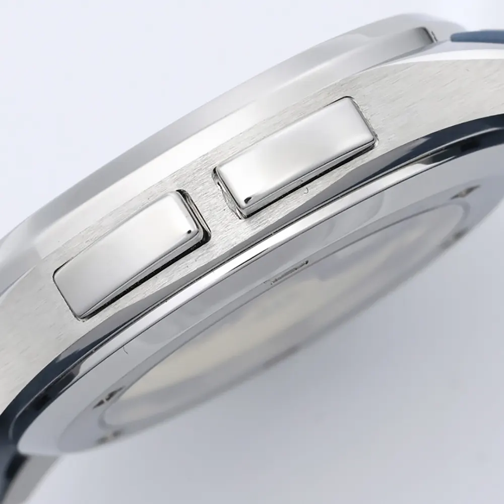 Patek Philippe Men Aquanaut Travel Time Self-winding 40.8 mm in Opaline Blue-gray (5)