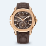 Patek Philippe Men Aquanaut Travel Time Self-winding 40.8 mm in Sunburst Brown