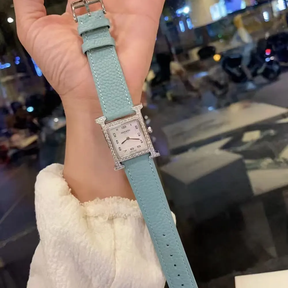 Hermes Women Heure H watch Small model 25 mm-Silver (7)