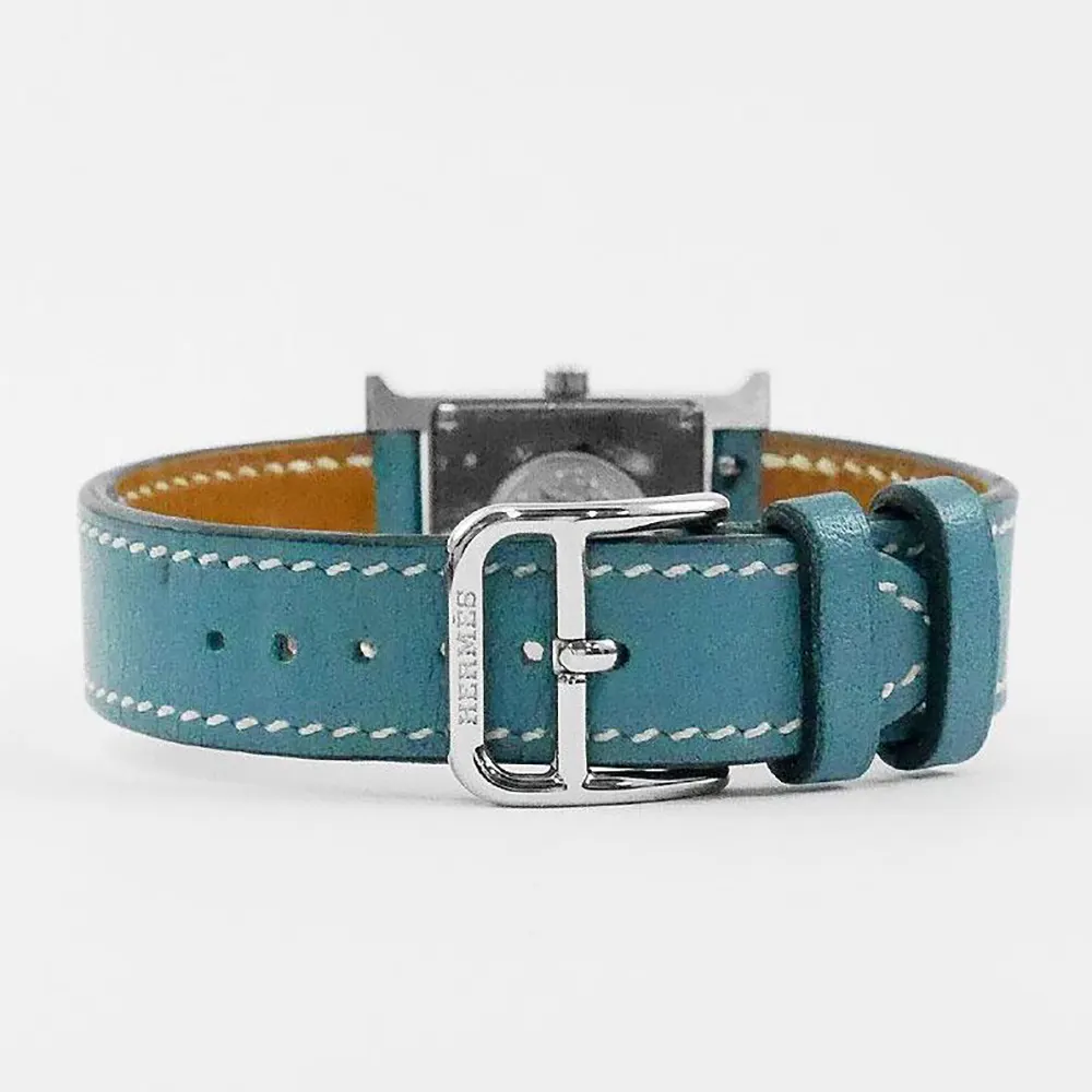 Hermes Women Hermes Women Heure H Watch Small Model 25 mm-Blue (5)