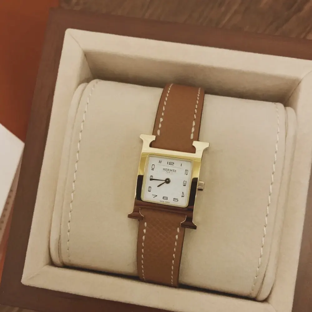 Hermes Women Heure H Watch Mini Model 21 mm-Brown W404370WW00 (5)