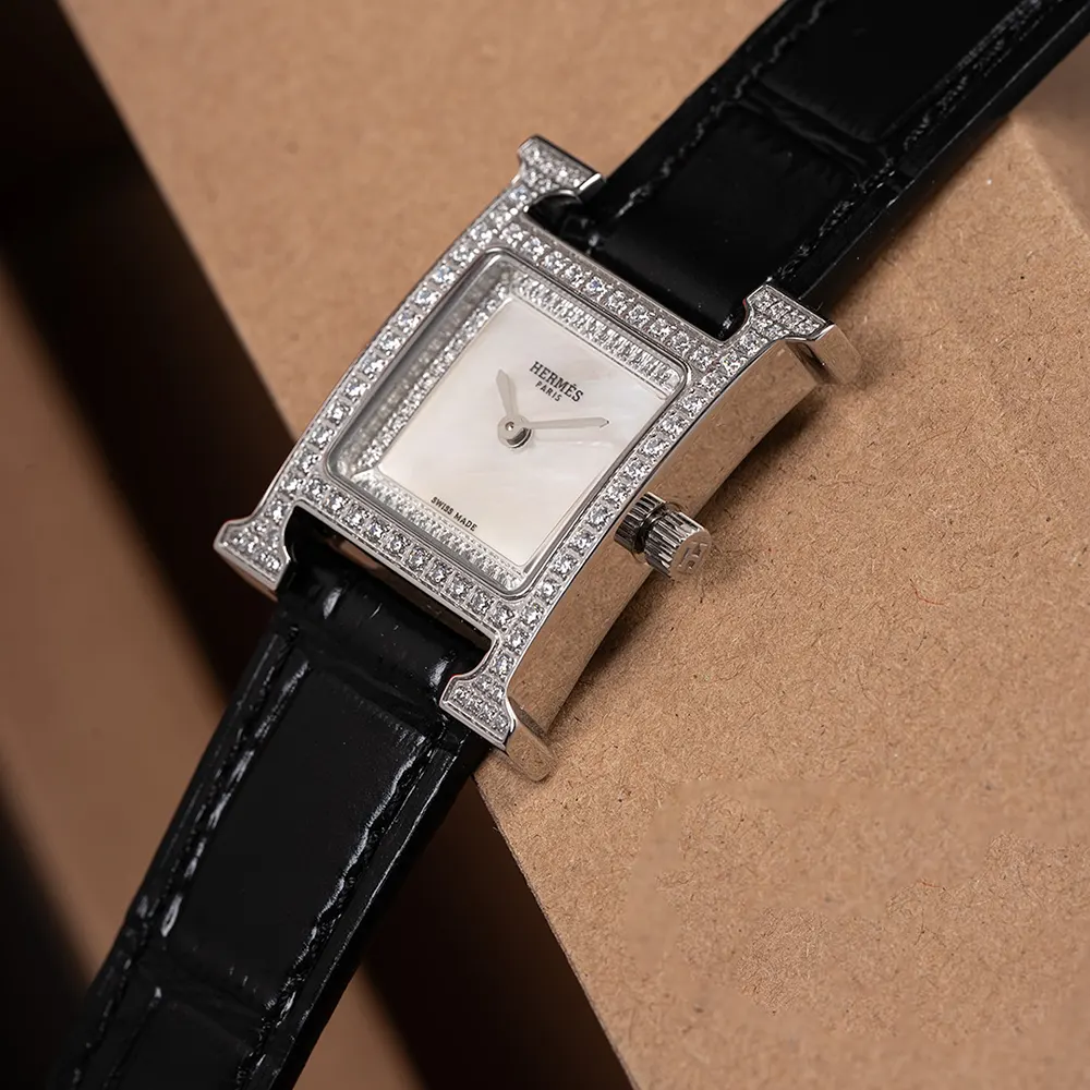 Hermes Women Heure H Watch Mini Model 21 mm-Silver W057239WW00 (3)