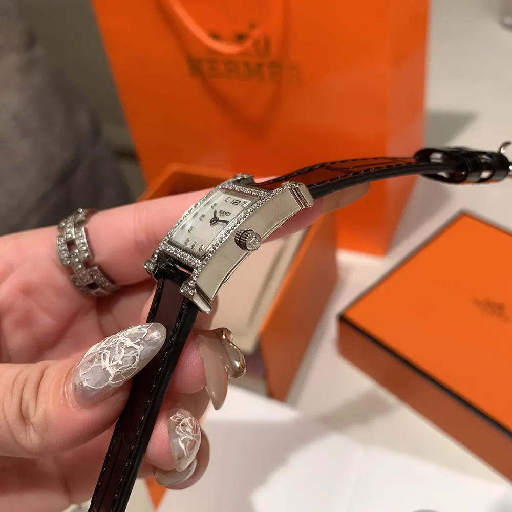 Hermes Women Heure H Watch Small Model 25 mm-Silver W403064WW00 (3)