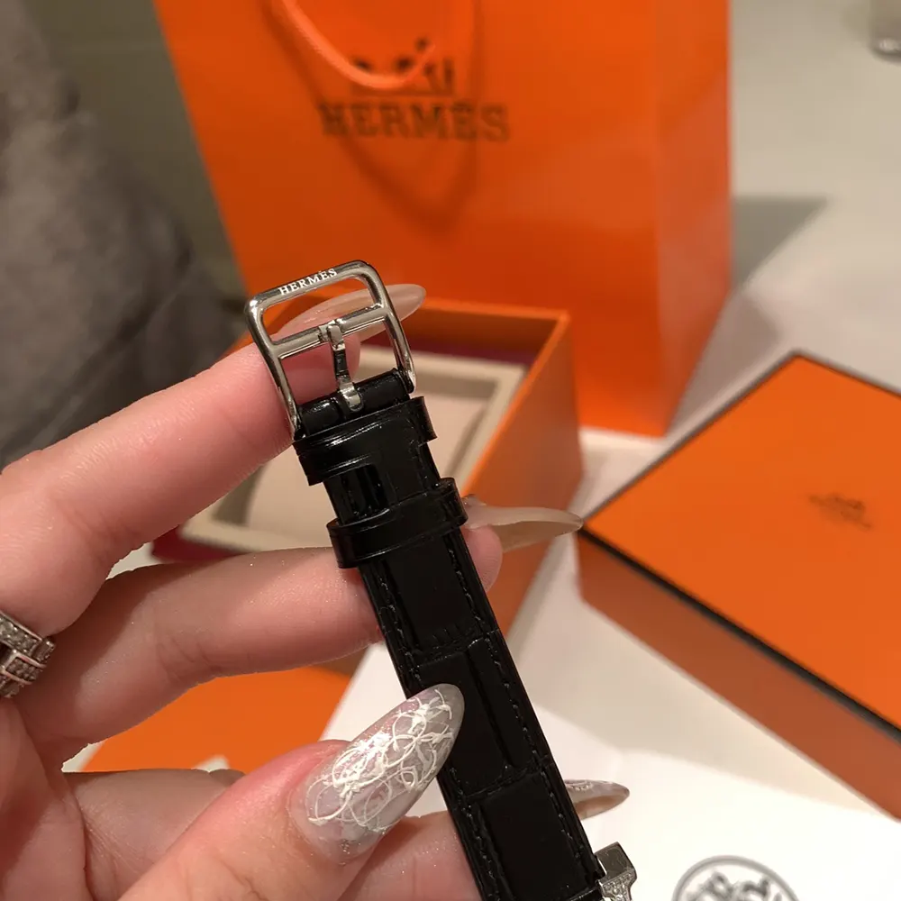 Hermes Women Heure H Watch Small Model 25 mm-Silver W403064WW00 (5)