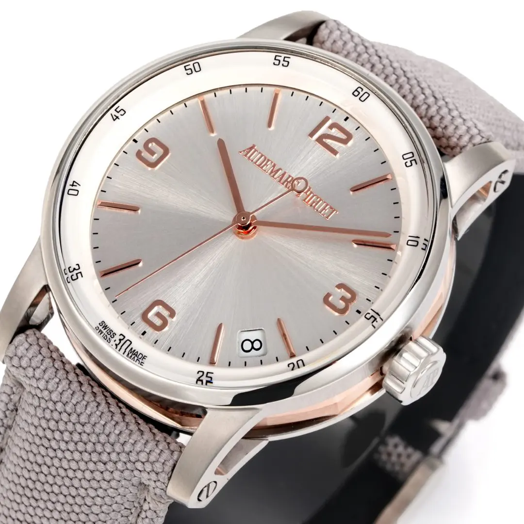 Audemars Piguet Men Code 11.59 41 mm 18K White Gold in Grey (4)