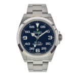 Rolex Men Air-King Oyster 40 mm Oystersteel in Blue