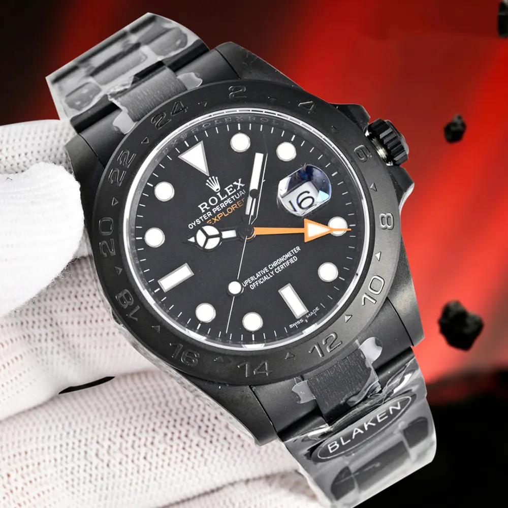 Rolex Men Explorer II 42 mm Self-winding in Black (3)