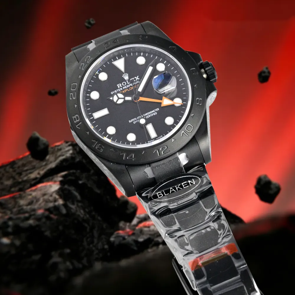 Rolex Men Explorer II 42 mm Self-winding in Black (6)