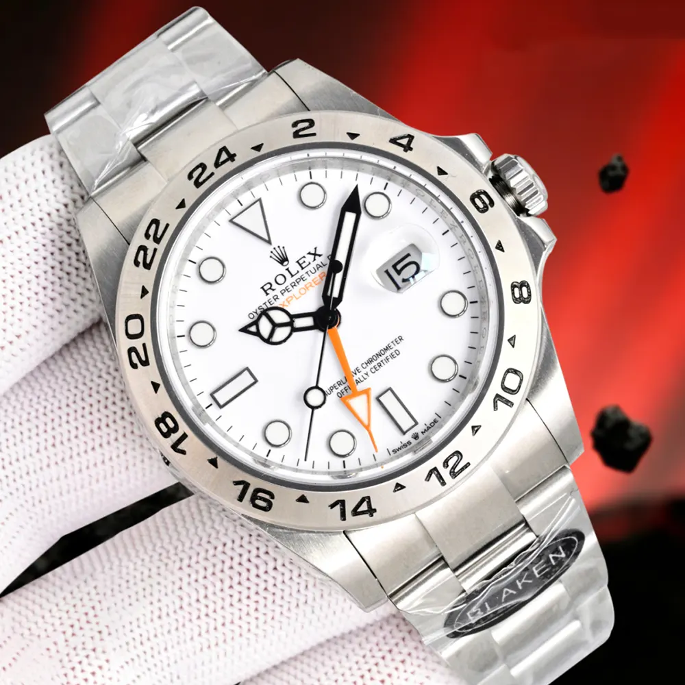 Rolex Men Explorer II 42 mm Stainless Steel in White (3)