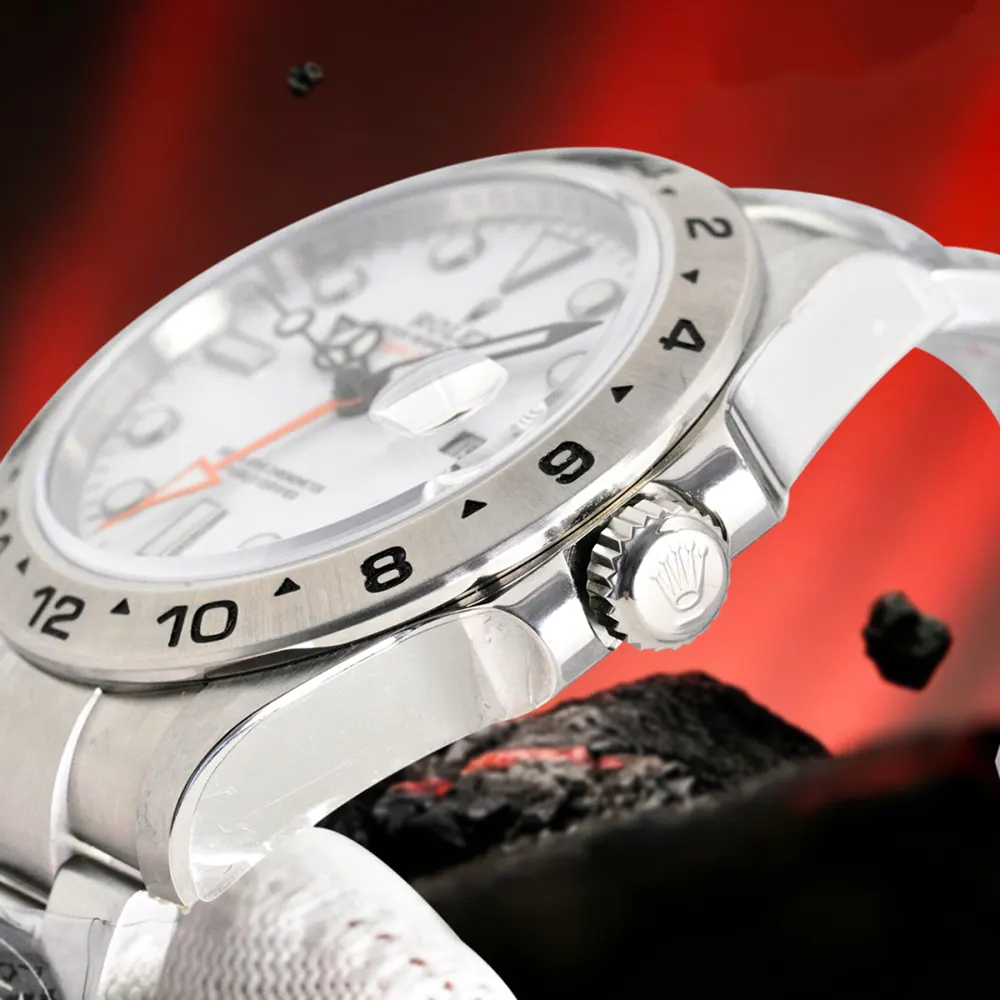 Rolex Men Explorer II 42 mm Stainless Steel in White (6)
