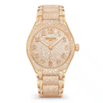 Patek Philippe Women Twenty-4 36mm in Rose Gold Fully Paved with Diamonds