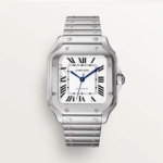 Cartier Santos De Cartier Watch Medium Model in Steel Case