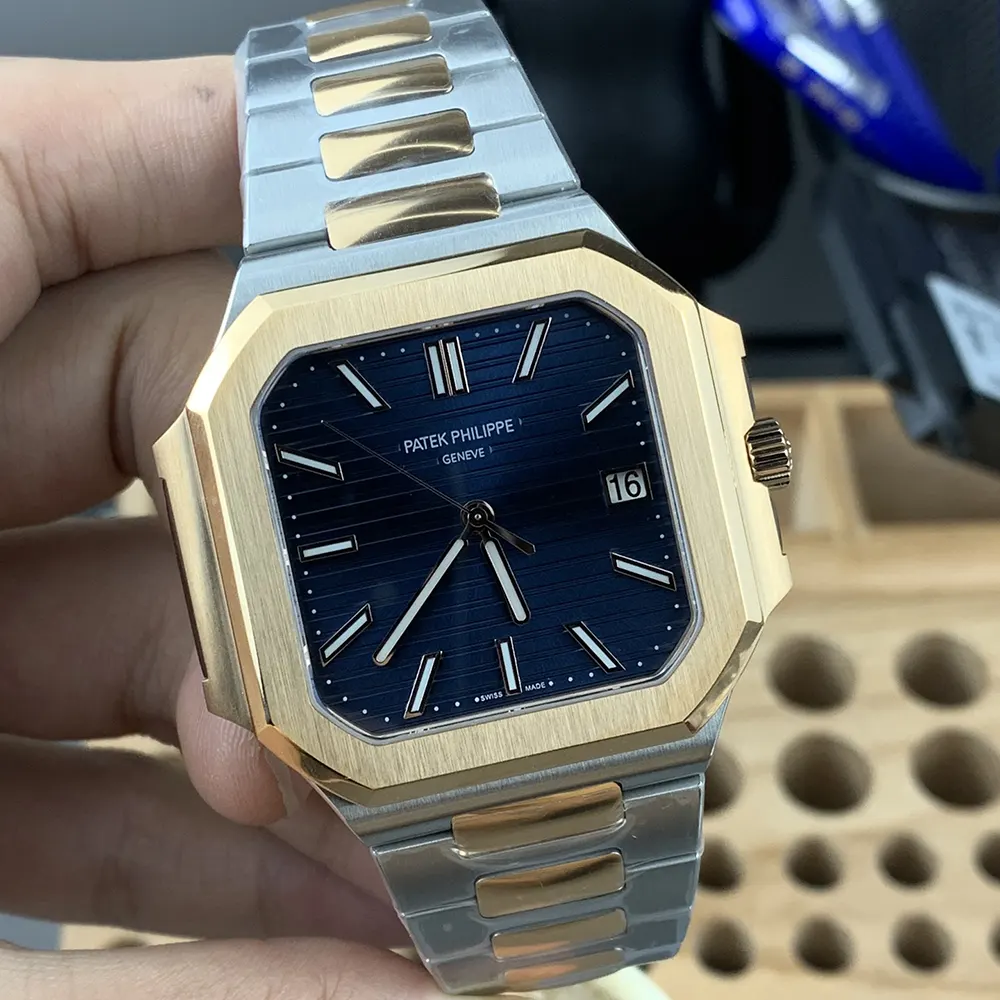 Patek Philippe Men Cubitus 45mm in Sunburst Blue 58211AR-001 (4)