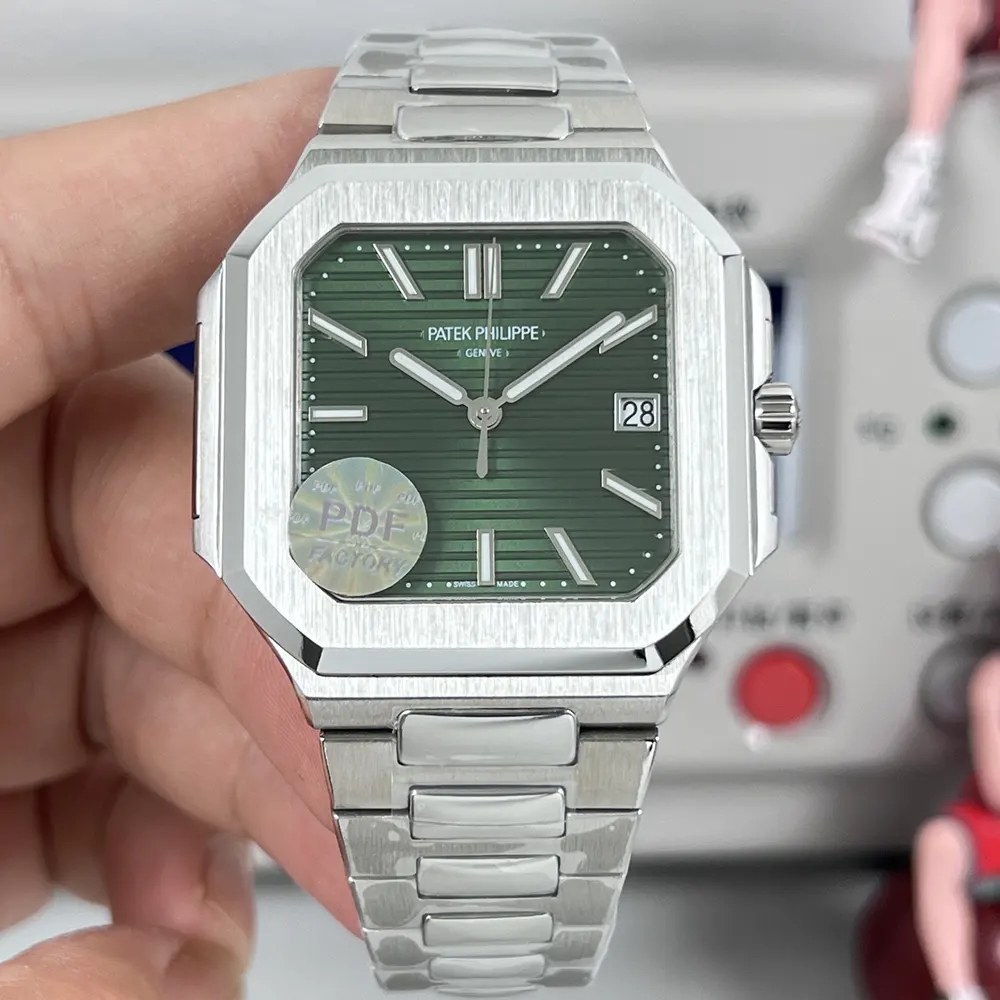 Patek Philippe Men Cubitus 45mm in Sunburst Olive Green 58211A-001 (3)