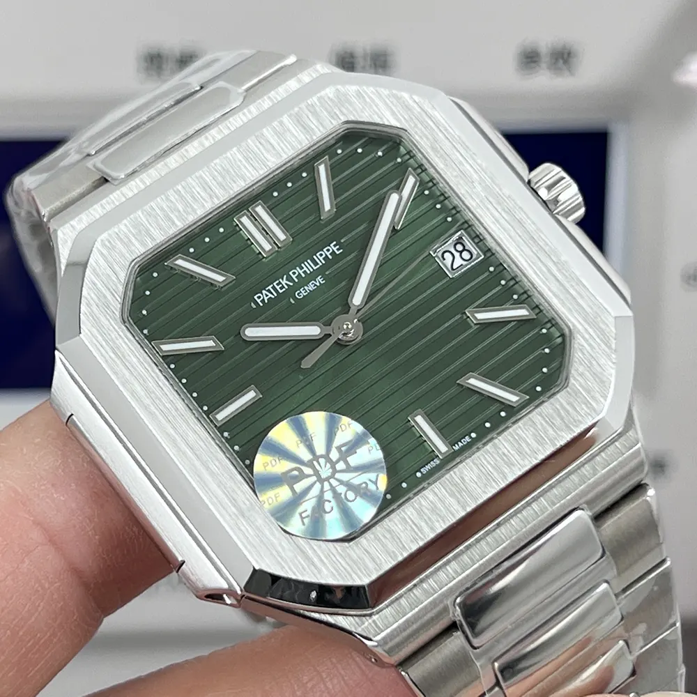 Patek Philippe Men Cubitus 45mm in Sunburst Olive Green 58211A-001 (5)
