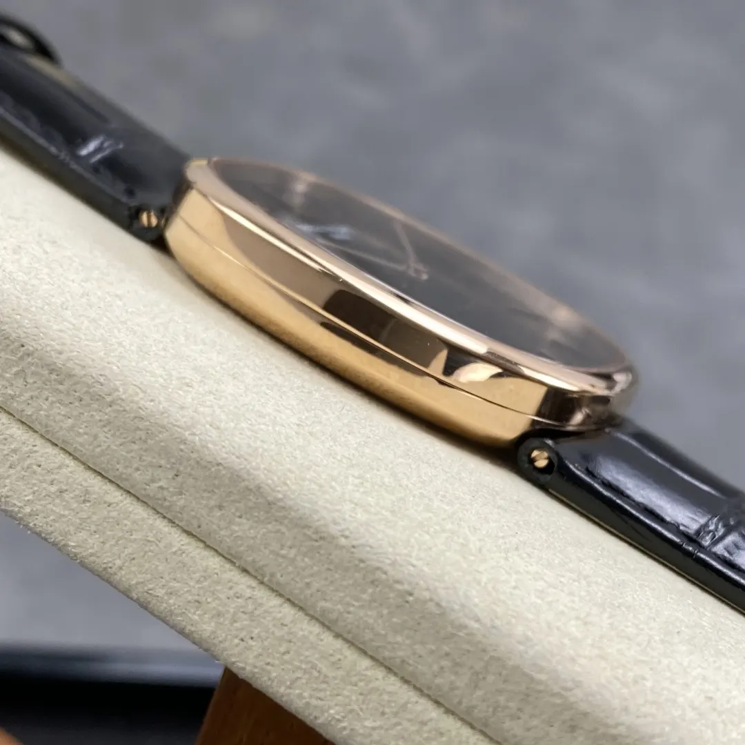 Patek Philippe Men Golden Ellipse in Sunburst Ebony Black 5738R-001 (6)